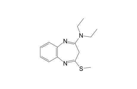 2-(diethylamino)-4-(methylthio)-3H-1,5-benzodiazepine