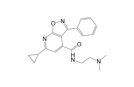 isoxazolo[5,4-b]pyridine-4-carboxamide, 6-cyclopropyl-N-[2-(dimethylamino)ethyl]-3-phenyl-