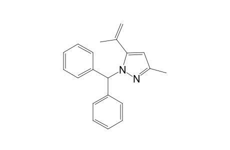 1-[di(phenyl)methyl]-3-methyl-5-prop-1-en-2-ylpyrazole