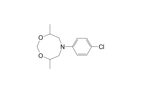 6-(PARA-CHLOROPHENYL)-4,8-DIMETHYL-5,6,7,8-TETRAHYDRO-4H-DIOXAZOCINE