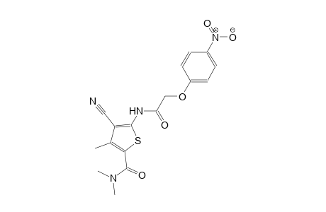 4-cyano-N,N,3-trimethyl-5-{[(4-nitrophenoxy)acetyl]amino}-2-thiophenecarboxamide