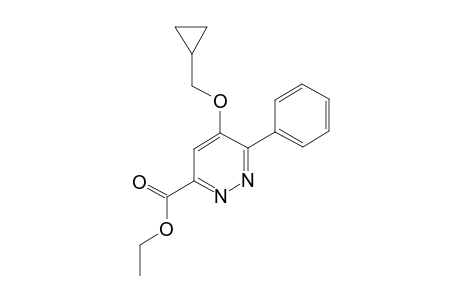 Ethyl 5-(cyclopropylmethoxy)-6-phenylpyridazine-3-carboxylate