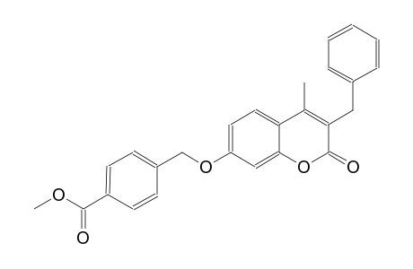 methyl 4-{[(3-benzyl-4-methyl-2-oxo-2H-chromen-7-yl)oxy]methyl}benzoate