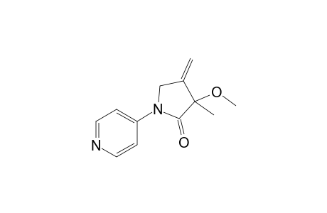 3-Methoxy-3-methyl-4-methylene-1-(4-pyridyl)pyrrolidin-2-one