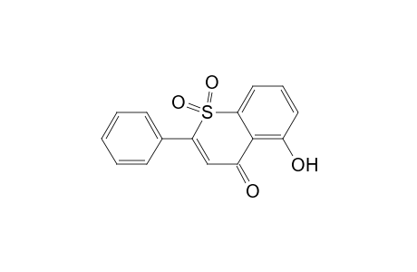 5-hydroxy-1,1-diketo-2-phenyl-thiochromen-4-one