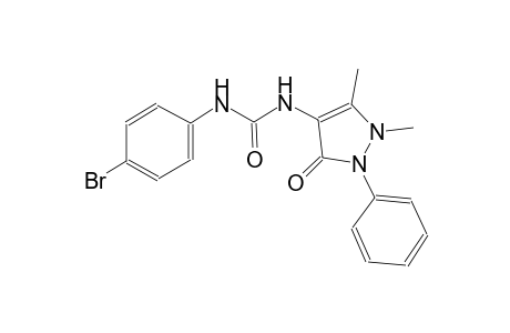 urea, N-(4-bromophenyl)-N'-(2,3-dihydro-1,5-dimethyl-3-oxo-2-phenyl-1H-pyrazol-4-yl)-