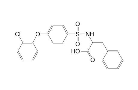 N-{[4-(2-chlorophenoxy)phenyl]sulfonyl}phenylalanine