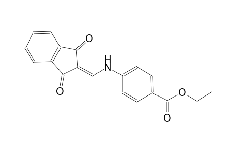 ethyl 4-{[(1,3-dioxo-1,3-dihydro-2H-inden-2-ylidene)methyl]amino}benzoate