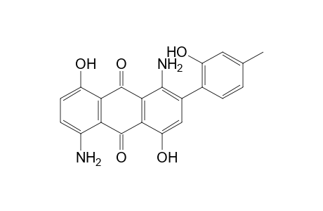1,5-diamino-4,8-dihydroxy-2-(2-hydroxy-p-tolyl)anthraquinone
