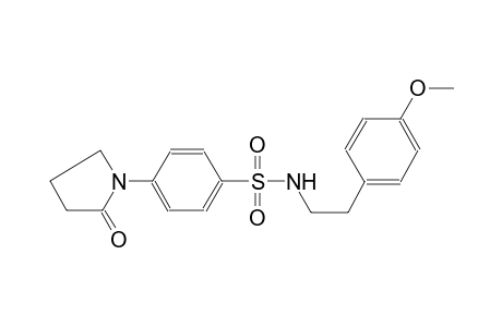 benzenesulfonamide, N-[2-(4-methoxyphenyl)ethyl]-4-(2-oxo-1-pyrrolidinyl)-