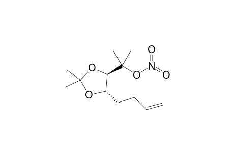 2-[(4R,5S)-5-but-3-enyl-2,2-dimethyl-1,3-dioxolan-4-yl]propan-2-yl nitrate