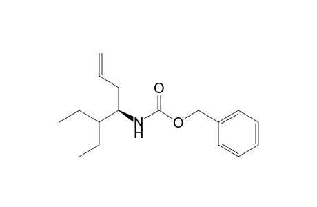 (phenylmethyl) N-[(4R)-5-ethylhept-1-en-4-yl]carbamate