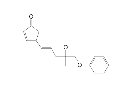 4-[(E)-4-hydroxy-4-methyl-5-(phenoxy)pent-1-enyl]cyclopent-2-en-1-one