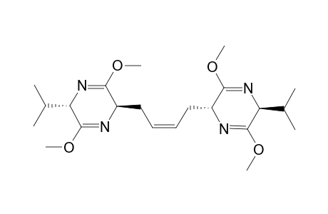 (Z)-1,4-bis[(2'S,5'R)-2',5'-Dihydro-3',6'-dimethoxy-2'-isopropyl-5'-pyrazinyl)-2-butene