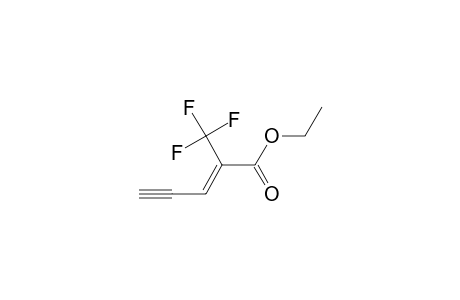 2-Penten-4-ynoic acid, 2-(trifluoromethyl)-, ethyl ester, (Z)-