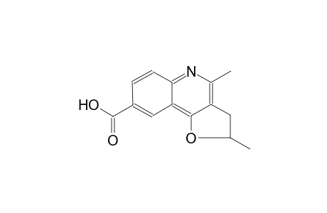 furo[3,2-c]quinoline-8-carboxylic acid, 2,3-dihydro-2,4-dimethyl-