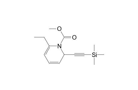 1(2H)-Pyridinecarboxylic acid, 6-ethyl-2-[(trimethylsilyl)ethynyl]-, methyl ester