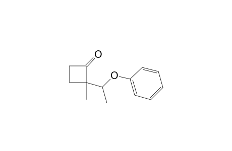 2-Methyl-2-(1-phenoxyethyl)cyclobutanone