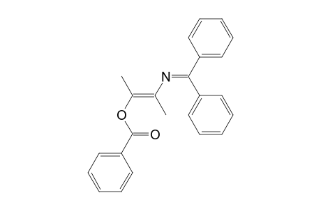 2-Buten-2-ol, 3-[(diphenylmethylene)amino]-, benzoate (ester), (E)-