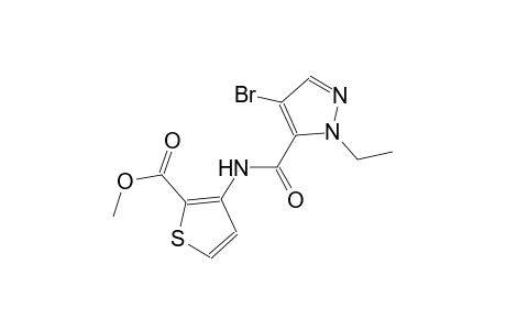 methyl 3-{[(4-bromo-1-ethyl-1H-pyrazol-5-yl)carbonyl]amino}-2-thiophenecarboxylate