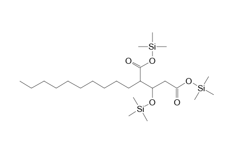 2-Decyl-3-hydroxypentanedioic acid, 3tms derivative