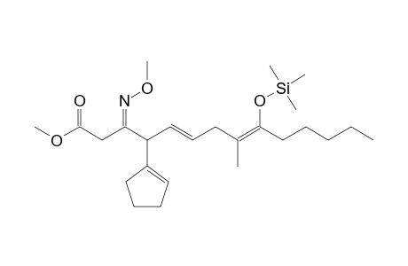 7-(2-(3-(trimethylsiloxy)octylene)-3-(methoxyimino)-4-cyclopentenyl)hepta-5(Z)-enoic acid methyl ester