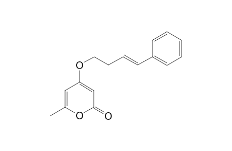6-methyl-4-[(E)-4-phenylbut-3-enoxy]-2-pyranone