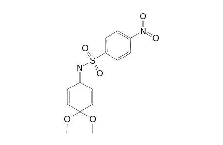 1-[(Nosyl)imino-4,4-dimethoxy-1,4-dihydrobenzene
