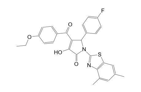 1-(4,6-dimethyl-1,3-benzothiazol-2-yl)-4-(4-ethoxybenzoyl)-5-(4-fluorophenyl)-3-hydroxy-1,5-dihydro-2H-pyrrol-2-one