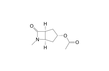 6-Methyl-7-oxo-6-azabicyclo[3.2.0]hept-3-yl acetate