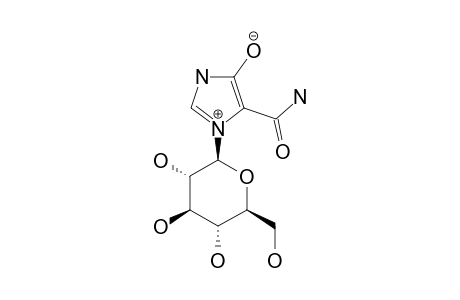 5-CARBAMOYL-1-(BETA-D-GLUCOPYRANOSYL)-IMIDAZOLIUM-4-OLATE