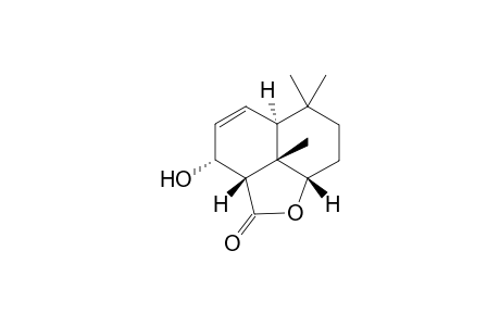 3.alpha.hydroxy-(2a.beta.,5a.alpha.,8a.beta.,8b.beta.)-2a,3,5a,6,7,8,8a,8b-octahydro-6,6,8b-trimethyl-2H-naphtho[1,8-bc]furan-2-one