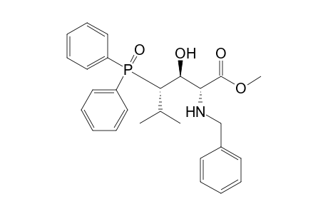 (2R,3S,4S)-2-(benzylamino)-4-diphenylphosphoryl-3-hydroxy-5-methyl-hexanoic acid methyl ester