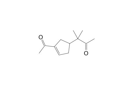 1-Acetyl-4-(1,1-dimethyl-2-oxopropyl)cyclopentene