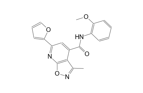 isoxazolo[5,4-b]pyridine-4-carboxamide, 6-(2-furanyl)-N-(2-methoxyphenyl)-3-methyl-