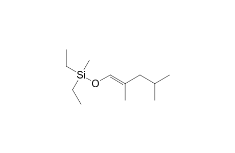 Diethyl[(2,4-dimethyl-1-pentenyl)oxy]methylsilane