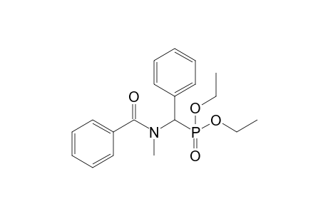 Diethyl .alpha.-(N-benzoyl-N-methylamino)benzylphosphonate