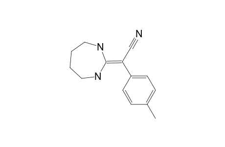 (2-HEXAHYDRO-1H-1,3-DIAZEPINYLIDENE)-(4-METHYLPHENYL)-ACETONITRILE