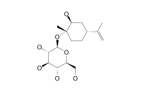 (1S,2S,4R)-PARA-MENTH-8-ENE-1,2-DIOL-1-O-BETA-D-GLUCOPYRANOSIDE