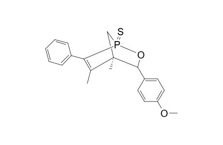 3-(4'-Methoxyphenyl)-6-phenyl-4,5-dimethyl-1-phospha-2-oxanorborn-5-ene sulfide