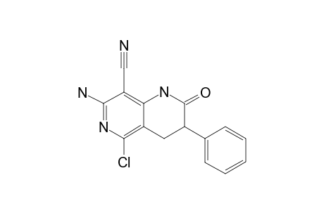7-Amino-5-chloro-8-cyano-3,4-dihydro-3-phenyl-1,6-naphthyridin-2(1H)-one
