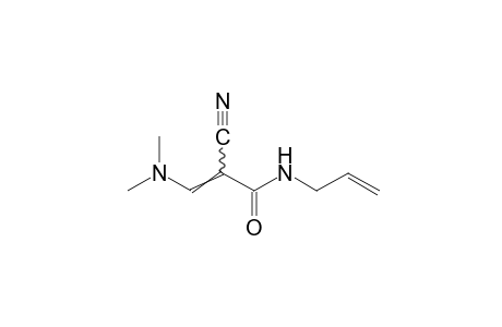 N-allyl-2-cyano-3-(dimethylamino)acrylamide