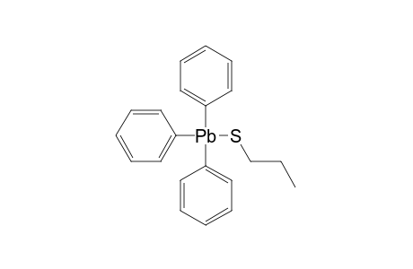 (propylthio)triphenylplumbane