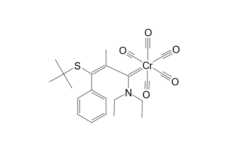 [(E)-3-(TERT.-BUTYLTHIO)-1-(DIETHYLAMINO)-2-METHYL-3-PHENYL-2-PROPENYLIDENE]-PENTACARBONYLCHROMIUM