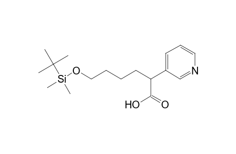 6-[tert-butyl(dimethyl)silyl]oxy-2-(3-pyridyl)hexanoic acid