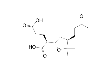 Pentanedioic acid, 2-[tetrahydro-5,5-dimethyl-4-(3-oxobutyl)-2-furanyl]-, [2S-[2.alpha.(R*),4.beta.]]-