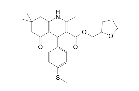 3-quinolinecarboxylic acid, 1,4,5,6,7,8-hexahydro-2,7,7-trimethyl-4-[4-(methylthio)phenyl]-5-oxo-, (tetrahydro-2-furanyl)methyl ester