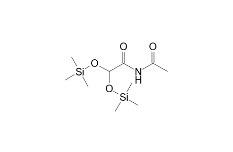 N-Acetylamido-N-[.alpha.-bis(trimethylsilyloxy)acetyl]amide
