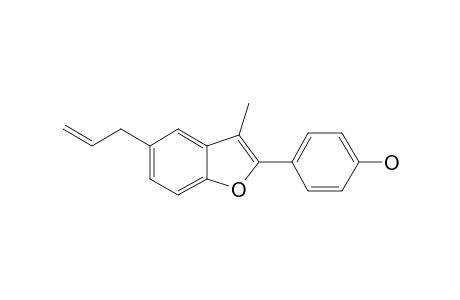 5-ALLYL-2-(4-HYDROXYPHENYL)-3-METHYLBENZOFURAN