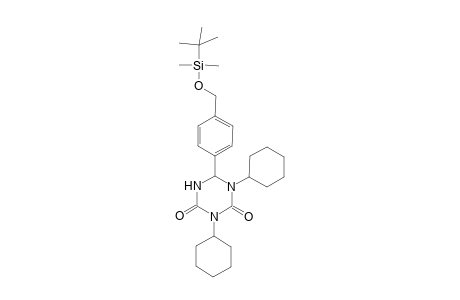 6-(4-tert-Butyldimethylsiloxymethylphenyl)-1,3-bis(cyclohexyl)-5,6-dihydro-1,3,5-triazine-2,4(1H,3H)-dione